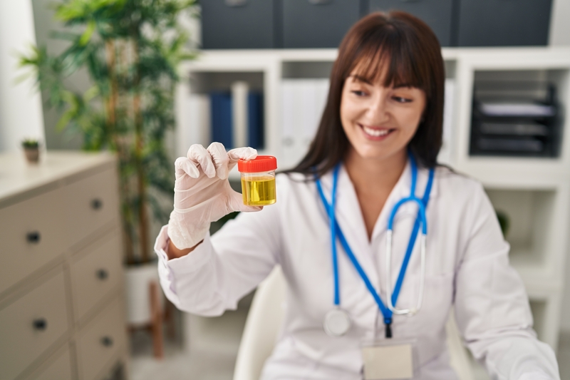 Взять анализ мочи у собаки можно в клинике