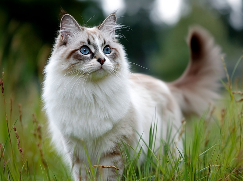Уход влияет на то, сколько живут невские маскарадные кошки
