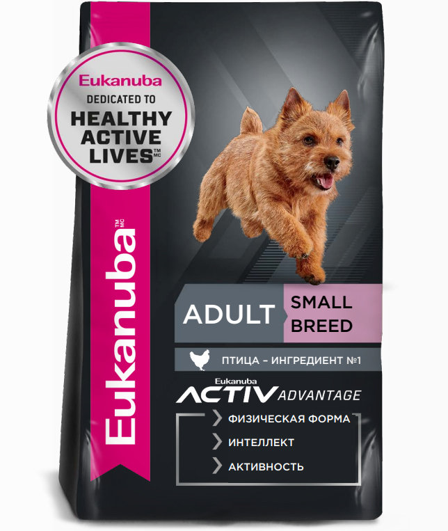 Мопса можно кормить Eukanuba