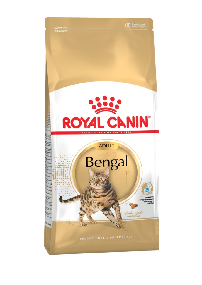 Бенгальскую кошку можно кормить рационом ROYAL CANIN
