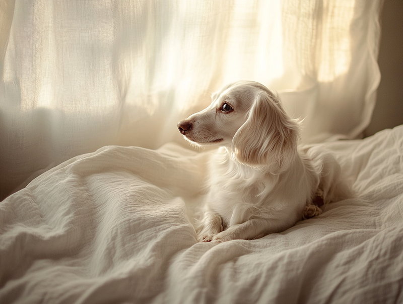 Белая такса