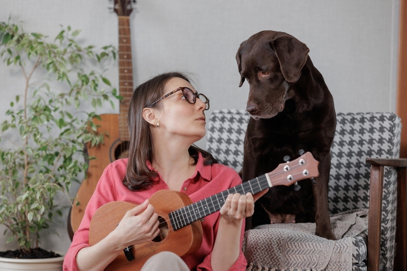 Собаки любят петь вместе с хозяевами