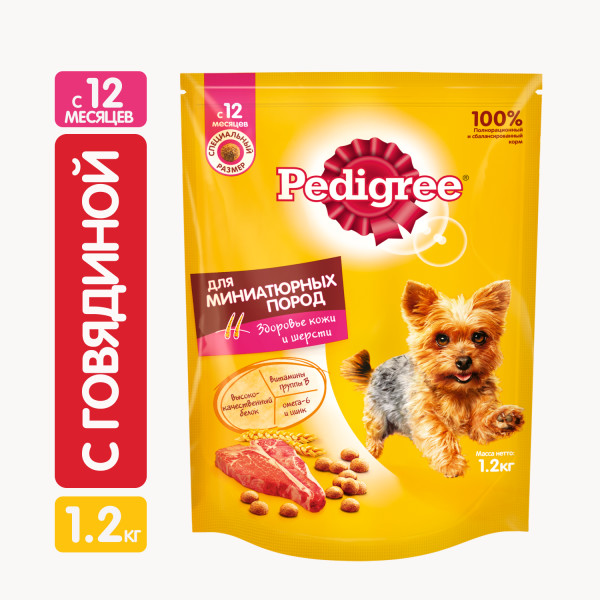 Мальтипу кормят PEDIGREE