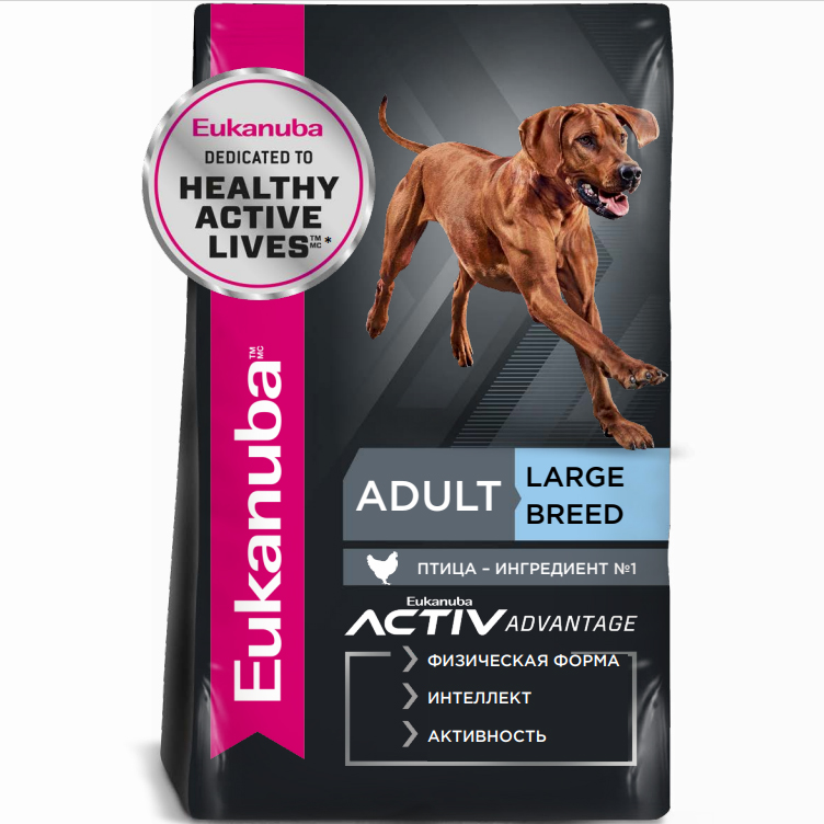 Добермана можно кормить Eukanuba