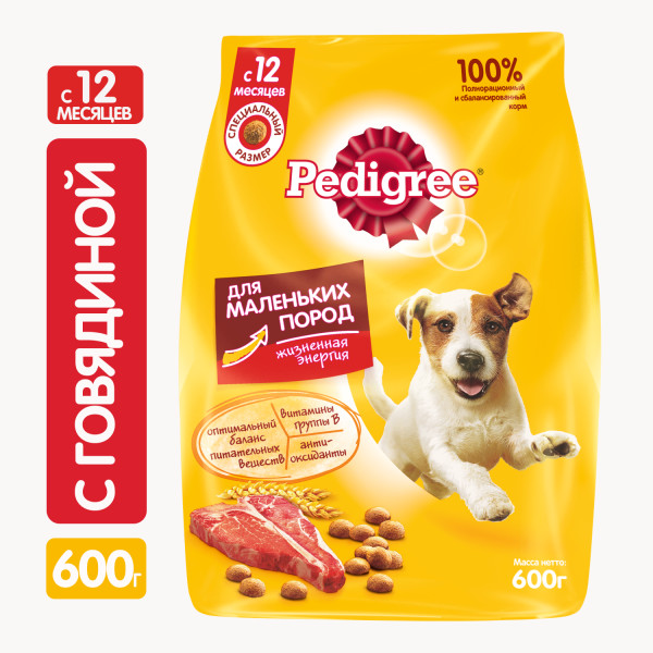 Мопса можно кормить PEDIGREE