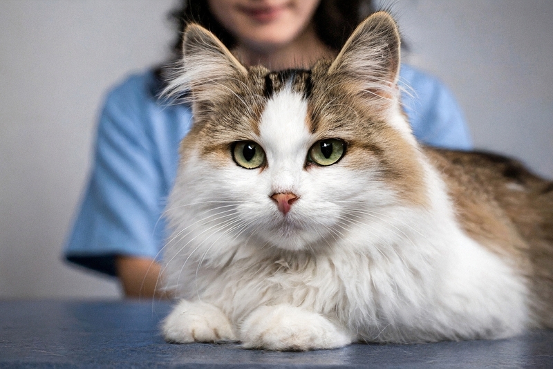 Кошку с лимфаденитом лучше показать врачу