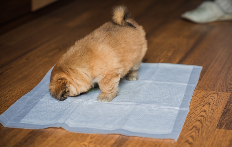 Собрать мочу у собаки можно с помощью пеленки