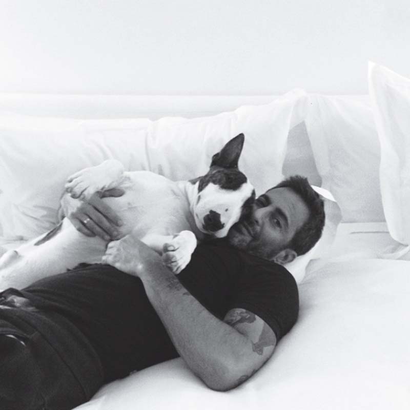 Бультерьер Марка Джейкобса Невилл стал настоящей звездой в социальных сетях